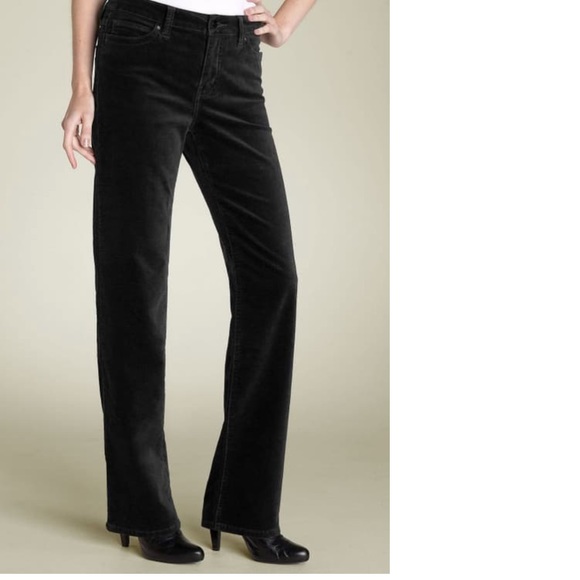 Ann Taylor | Black Corduroy Straight Leg Pants Size 2 - Picture 8 of 10